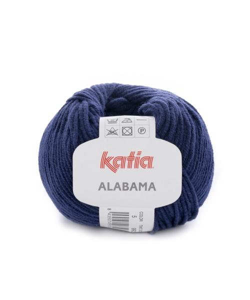 laine fil alabama tricoter acrylique coton bleu tres fonce printemps ete katia 5 fhd