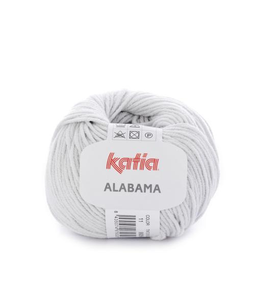 laine fil alabama tricoter acrylique coton gris clair printemps ete katia 11 fhd