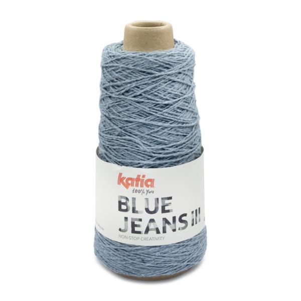 laine fil bluejeans3 tricoter coton recycle autres fibres jeans clair printemps ete katia 105 fhd