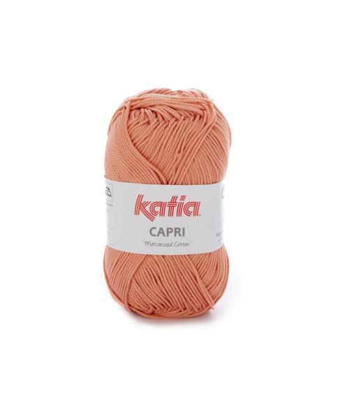 laine fil capri tricoter coton mercerise orange printemps ete katia 82139 fhd