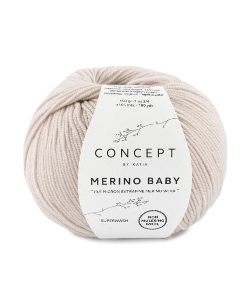 laine fil merinobaby tricoter merino extrafine beige clair automne hiver katia 27 fhd