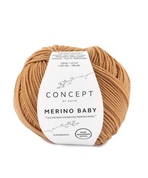 laine fil merinobaby tricoter merino extrafine camel automne hiver katia 99 fhd