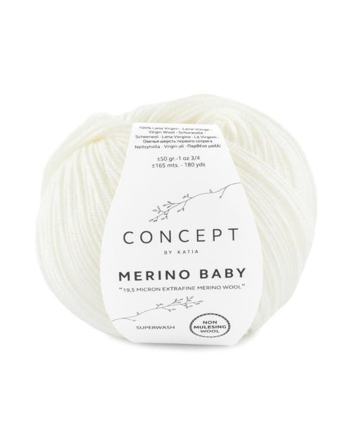 laine fil merinobaby tricoter merino extrafine ecru automne hiver katia 3 fhd