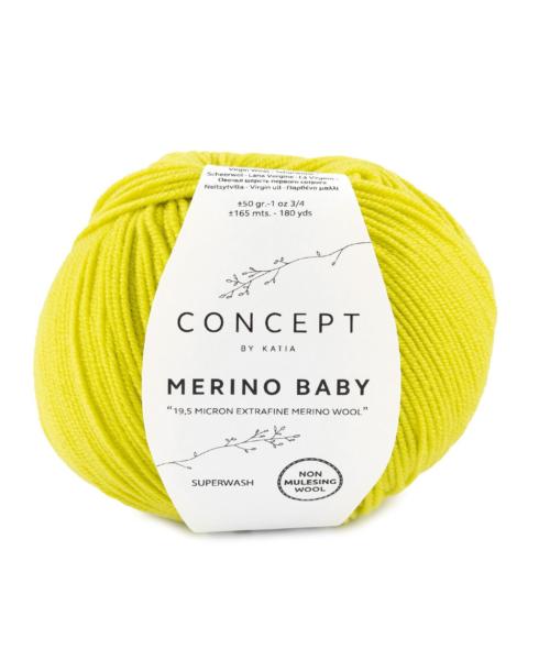 laine fil merinobaby tricoter merino extrafine vert brillant automne hiver katia 154 fhd