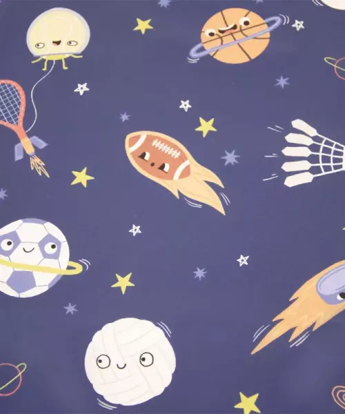 tissu raincoat pu print katia star player 3