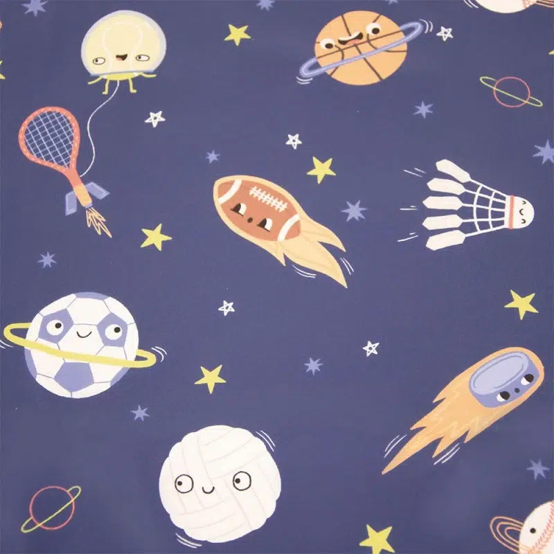 tissu raincoat pu print katia star player 3
