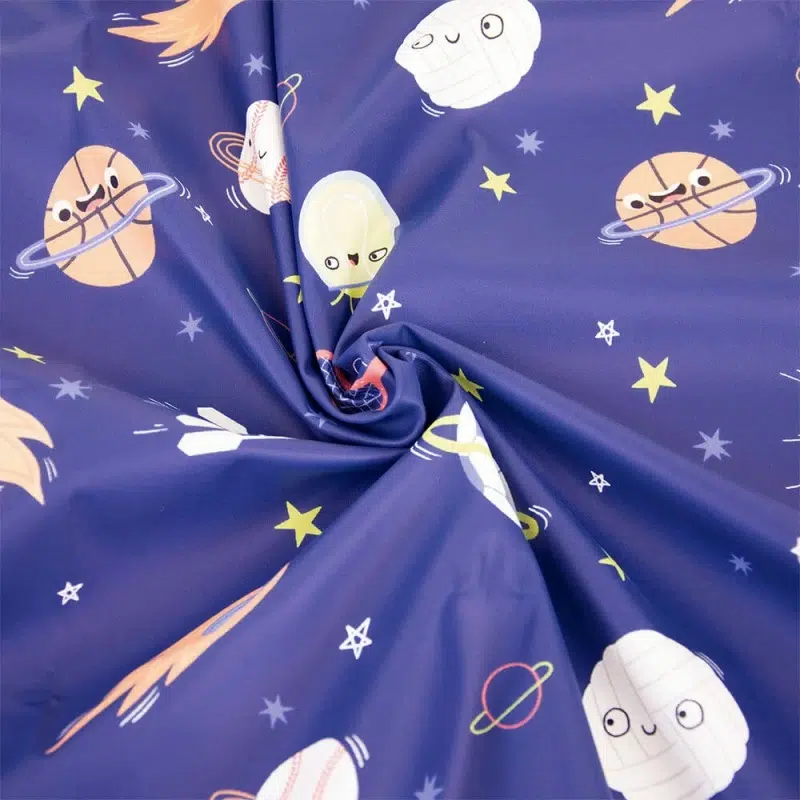 tissu raincoat pu print katia star player