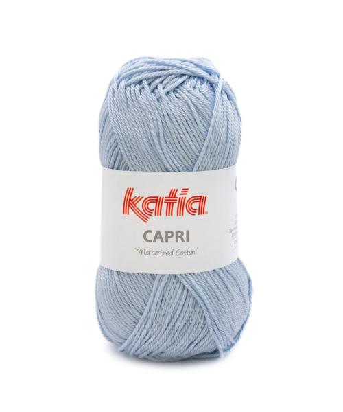 laine fil capri tricoter coton mercerise bleu pastel printemps ete katia 82198 fhd