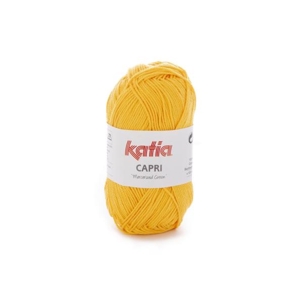 laine fil capri tricoter coton mercerise jaune printemps ete katia 82057 fhd