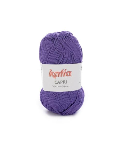 laine fil capri tricoter coton mercerise lilas fonce printemps ete katia 82131 fhd