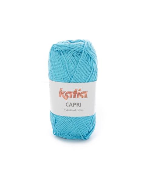 laine fil capri tricoter coton mercerise turquoise printemps ete katia 82101 fhd