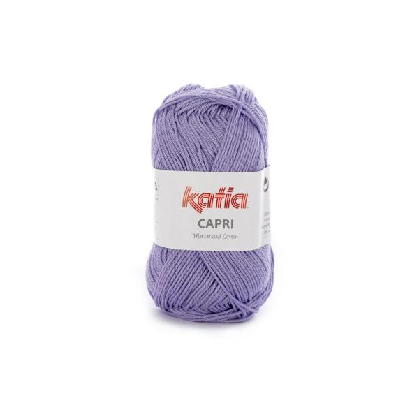 laine fil capri tricoter coton mercerise violet pourpre printemps ete katia 82106 fhd