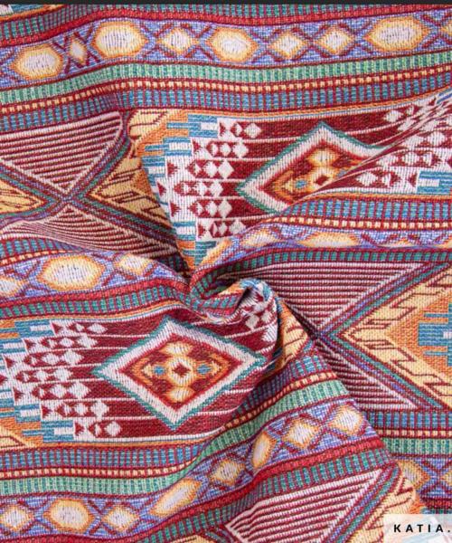 tissu jacquard a motif geometrique tribal lasa 2294 2 01 katia g