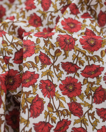 tissu liberty fabrics astell reece rouge 002