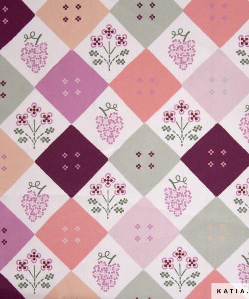 diamond mosaic cotton poplin fabric 2101 252 katia fhd