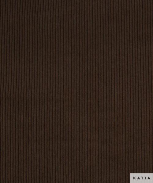 tissu en velours cotele basique chocolate 2257 764 katia fhd
