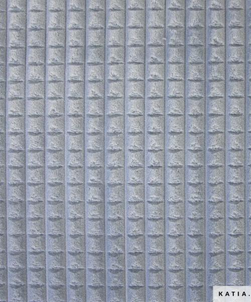 tissu gaufre doux effet peluche bleu 2350 4 katia fhd