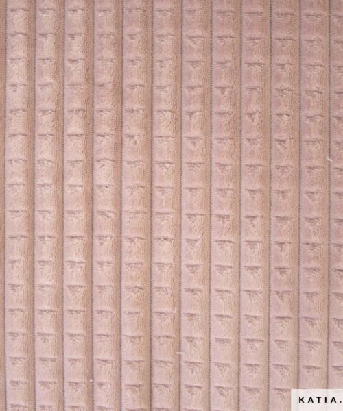 tissu gaufre doux effet peluche rose 2350 2 katia fhd