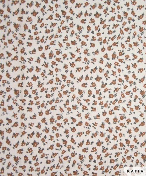 reindeer flowers cotton flannel fabric 2105 8 katia fhd