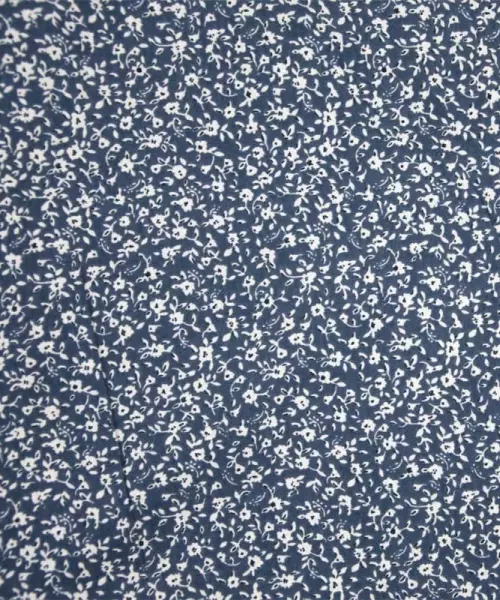 tissu flannel cotton print katia rain flowers 12
