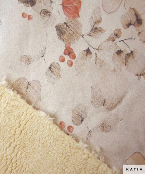 tissu sherpa bonded suede imprime joplin cream 2267 1 katia fhd