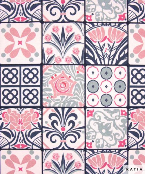 toile canvas de coton modernism tiles 2218 36 katia fhd